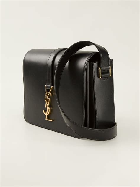 ysl monogram chain crossbody black|Saint Laurent Crossbody Bags Handbags .